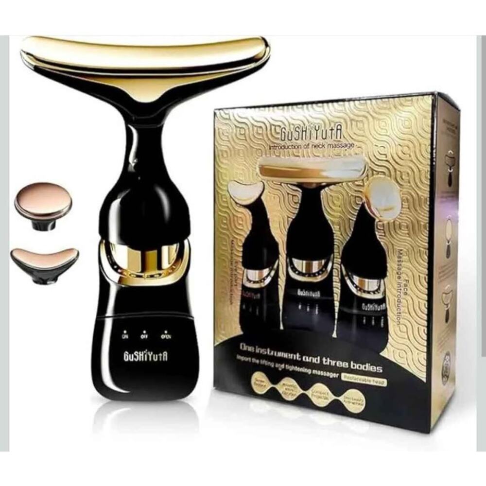 Gold & Black Neck and Face Massager